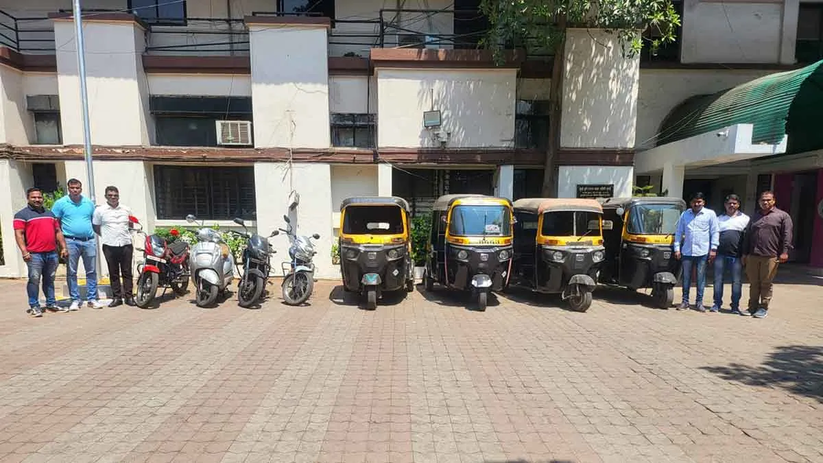 Aajchi Navi Mumbai | वाहन चोरी करणारे 3 आरोपी जेरबंद