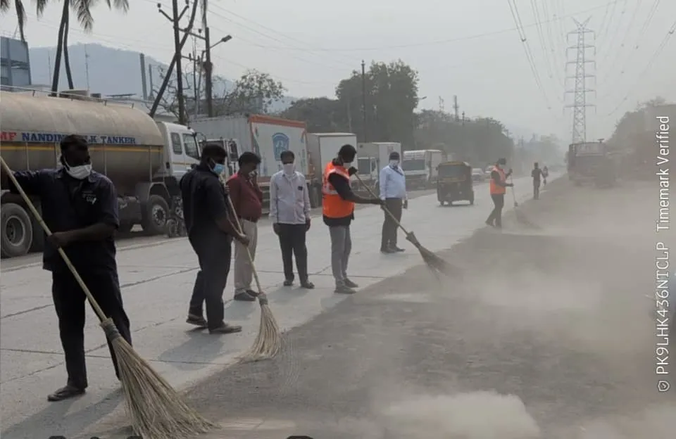 Aajchi Navi Mumbai | हवा गुणवत्ता सुधारण्यासाठी डीप क्लिनिंग