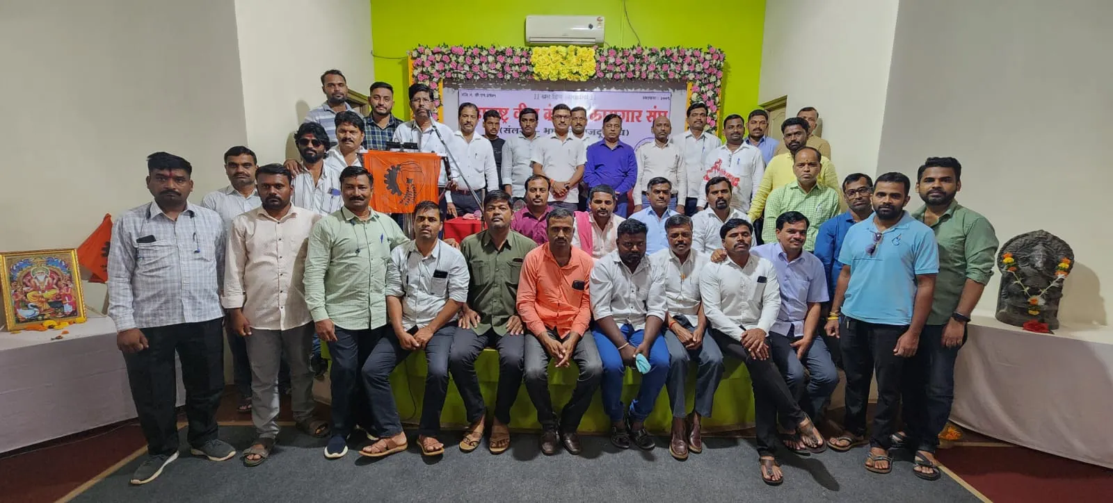 Aajchi Navi Mumbai | वीज कंत्राटी कामगार संघांचे ‘सरकार जगाव' अभियान
