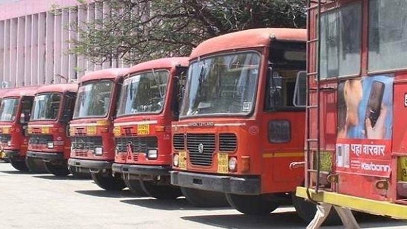 Aajchi Navi Mumbai | कोरोनाची दहशत ; एसटीमध्ये ‘सुरक्षित अंतर ठेवा योजना