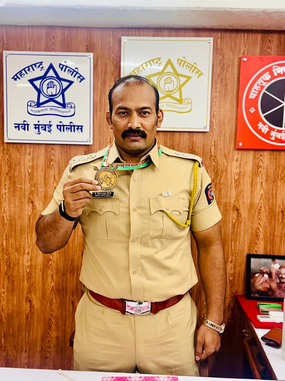 Aajchi Navi Mumbai | एसीपी विजय चौधरी यांची ‌‘हिंदकेसरी‌’ स्पर्धेसाठी निवड