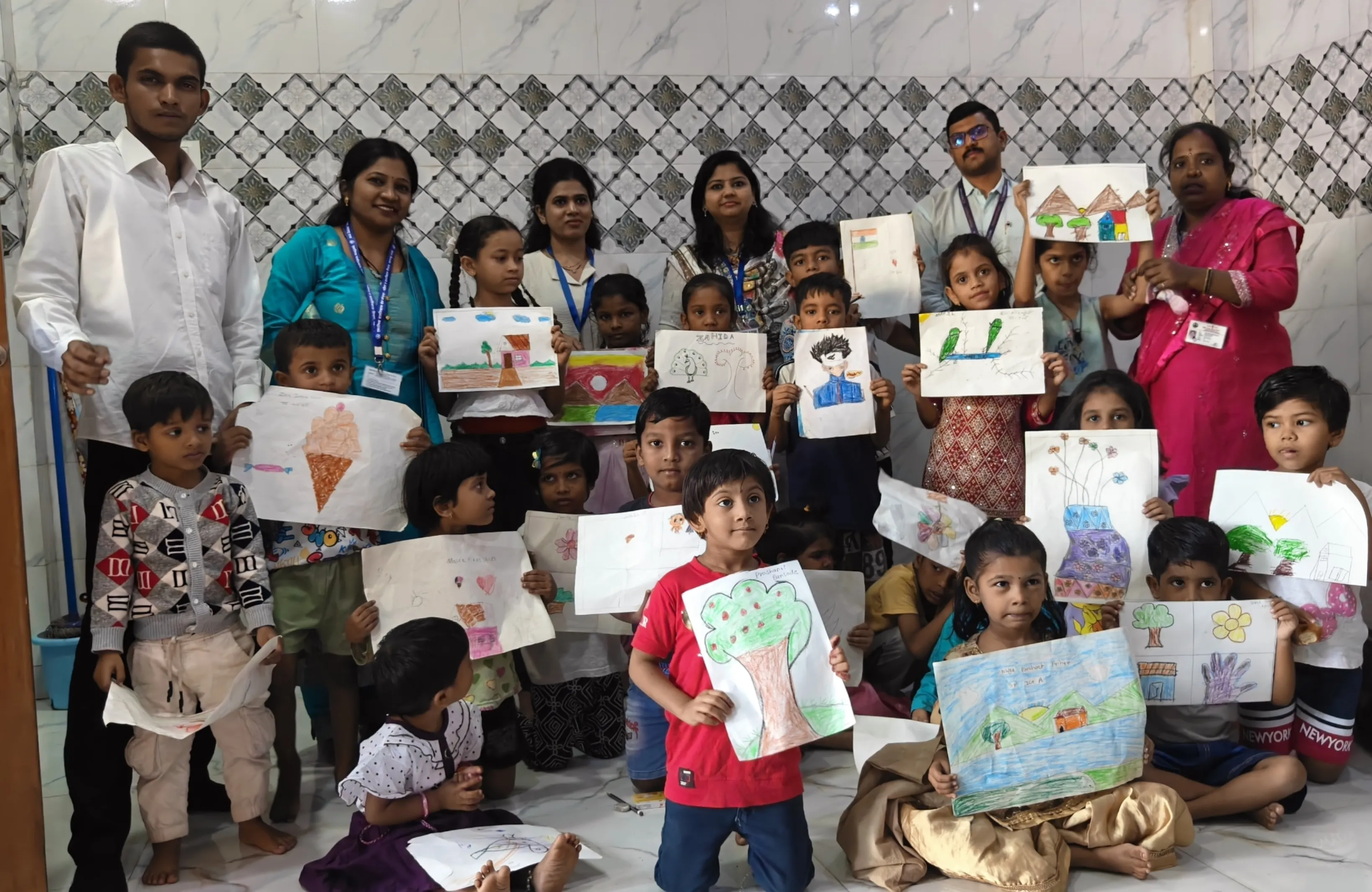 Aajchi Navi Mumbai | बालदिनानिमित्त चित्रकला स्पर्धेचे आयोजन