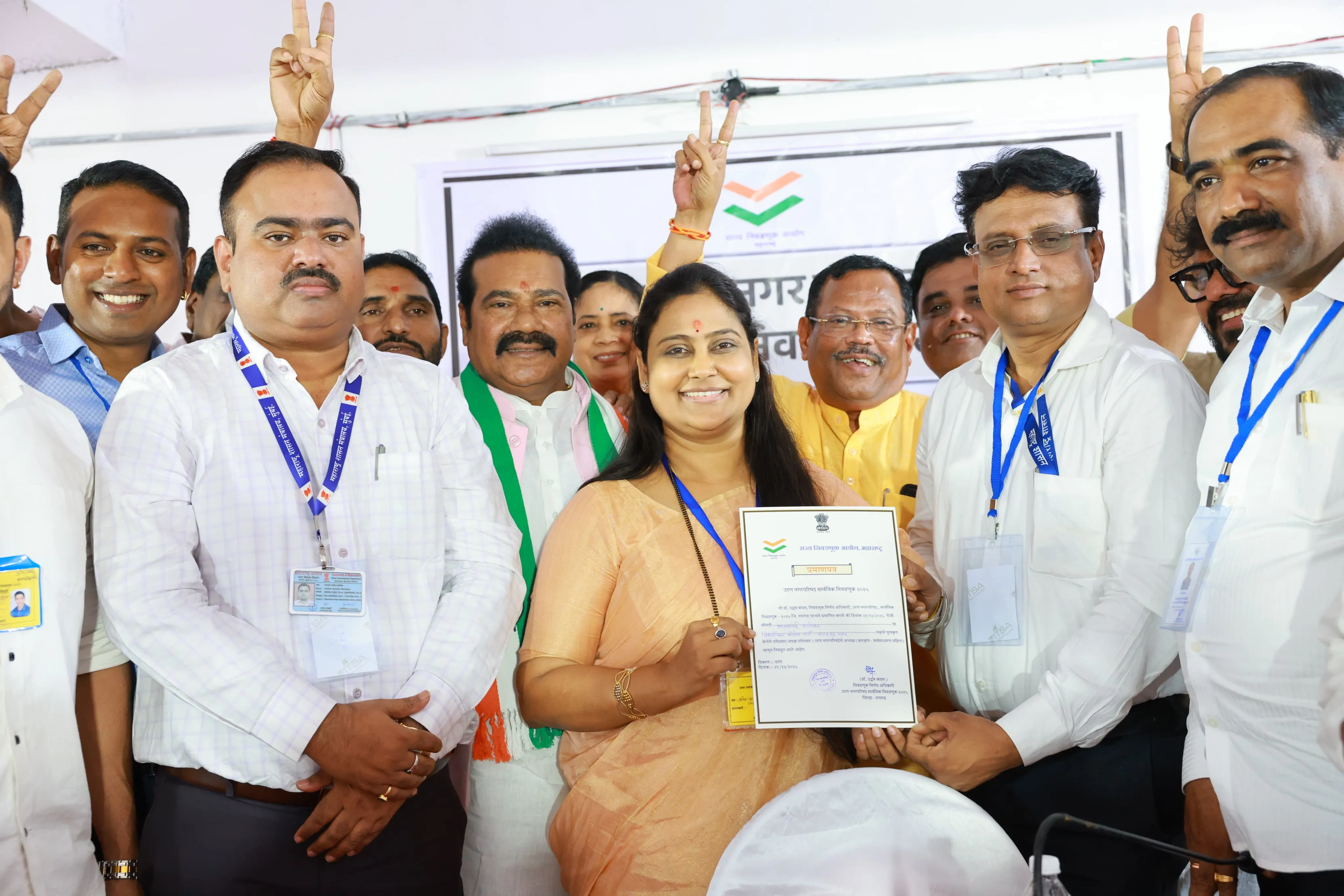 Aajchi Navi Mumbai | उरणमध्ये मविआच्या भावना घाणेकर नगराध्यक्ष