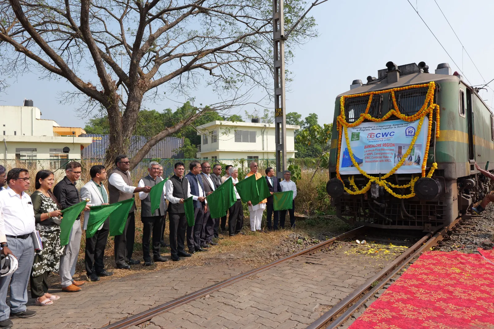 Aajchi Navi Mumbai | कोकण रेल्वेच्या पॉलीप्रोपिलीनच्या पहिल्या कंटेनर...